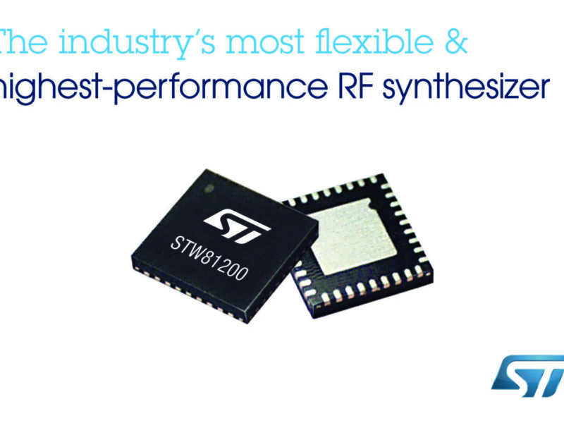 Integrated, flexible wideband RF synthesiser for software radio