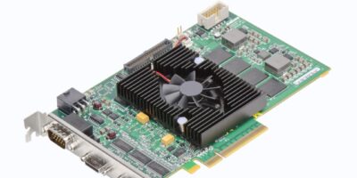 Camera Link frame grabber integrates FPGA-based image vision processor