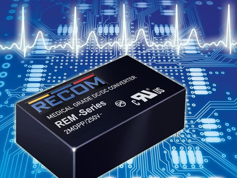 Medical-grade DC/DC converters deliver up to 10W in DIP24 case
