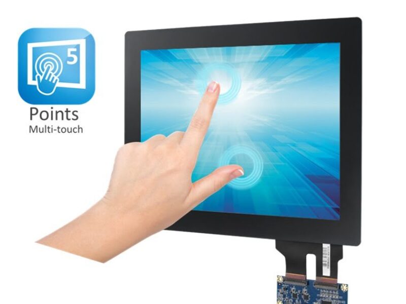 10.4-in. industrial multi-touch display kit targets interactive kiosks