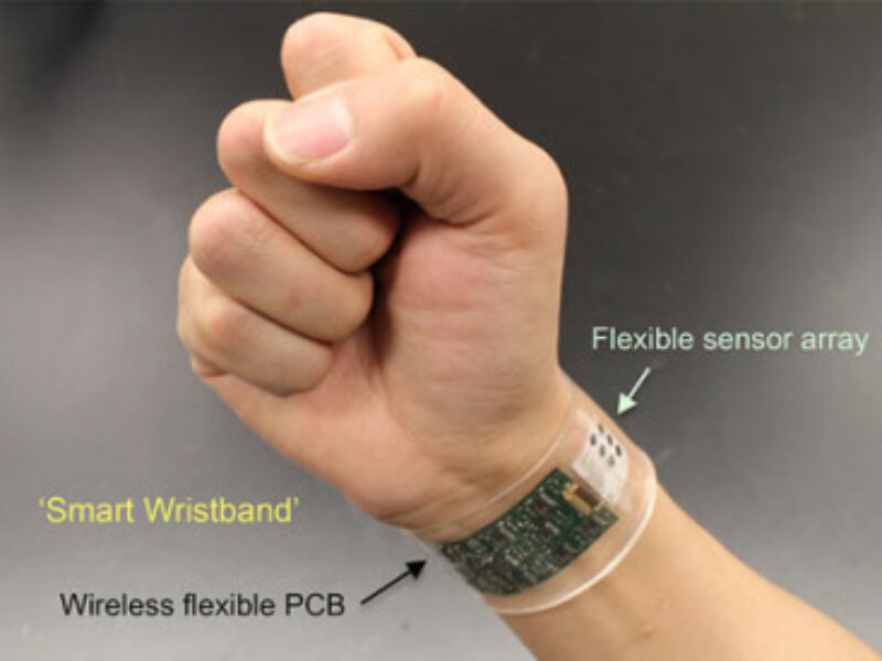 Wearable sensor analyzes sweat to monitor health