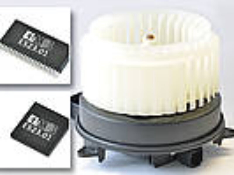 Motor driver integrates LIN/PWM interface and controller supply