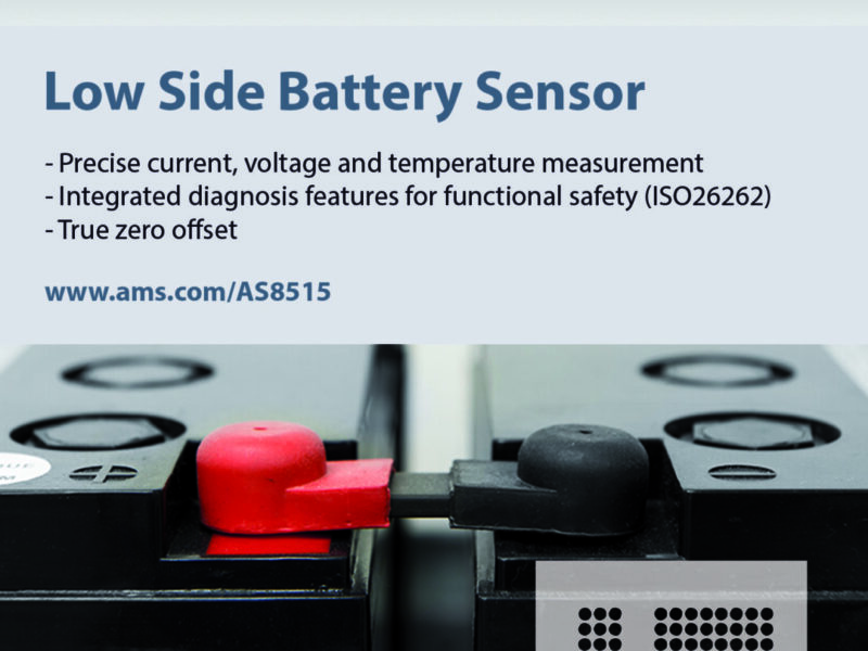SiP provides integrated solution for automotive battery sensing
