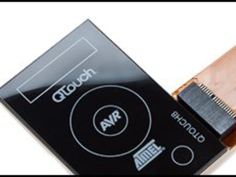 Atmel capacitive touch controllers provide haptic effects