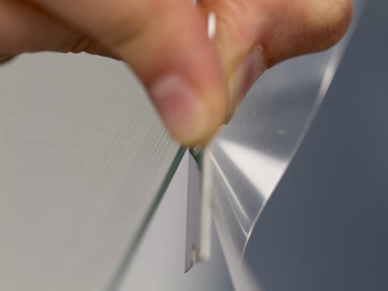 Applying 10-point multi-touch functionality to large curved surfaces