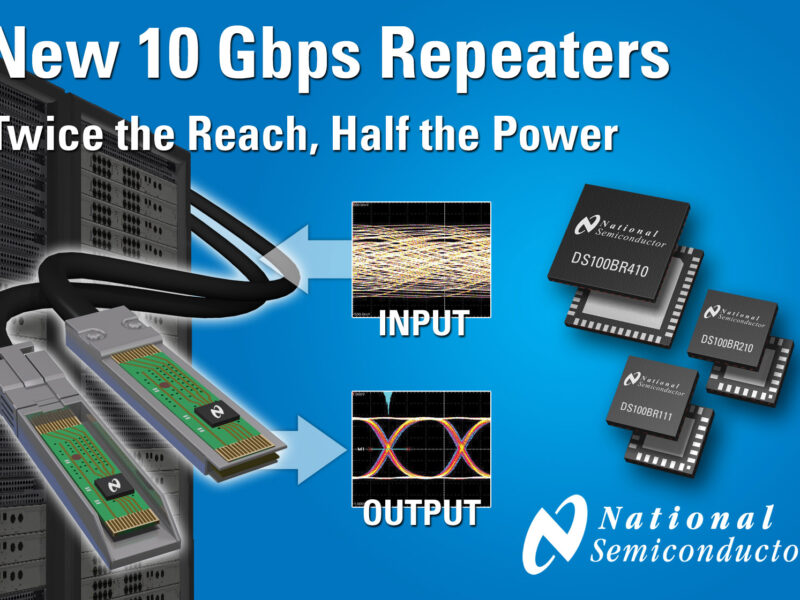 Répéteurs 10 Gbits/s hautes performances faible consommation