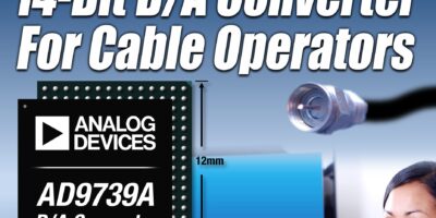 Convertisseur N/A 14 bits à 2,5 Géch/s faible consommation