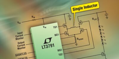 Pilote de LED 60V pour une puissance supérieure à 100W