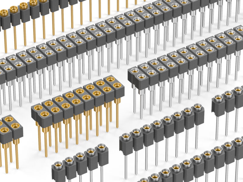 Connecteurs de précision femelles pour contacts mâles en pas de 2,54 mm
