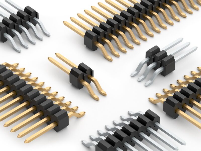 Connecteurs CMS mâles horizontaux