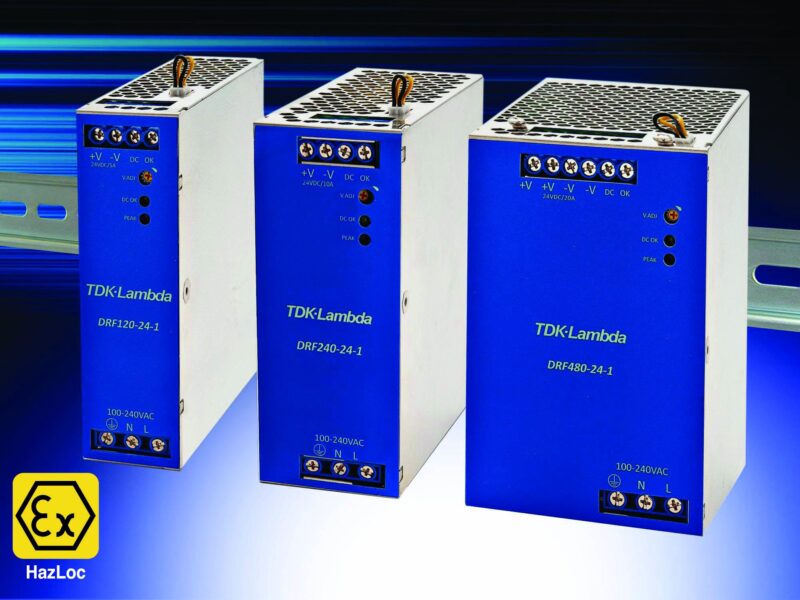 Alimentations sur rail DIN de 120 à 480 W certifiées ATEX
