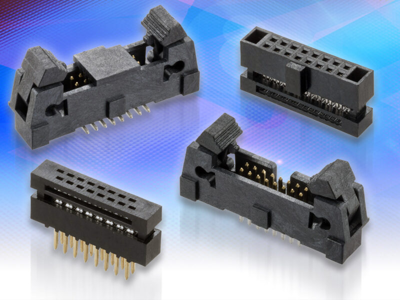 Connecteurs IDC au pas de 1,27 mm