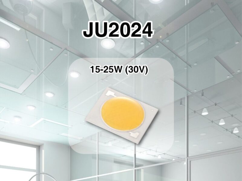 COB LED series features low thermal resistance