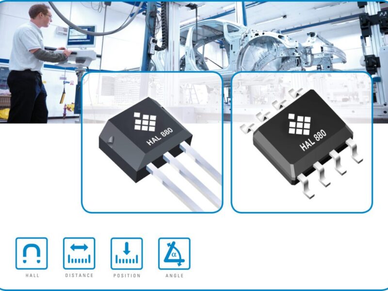 Micronas HAL 880 linear Hall sensor now available in SMD package