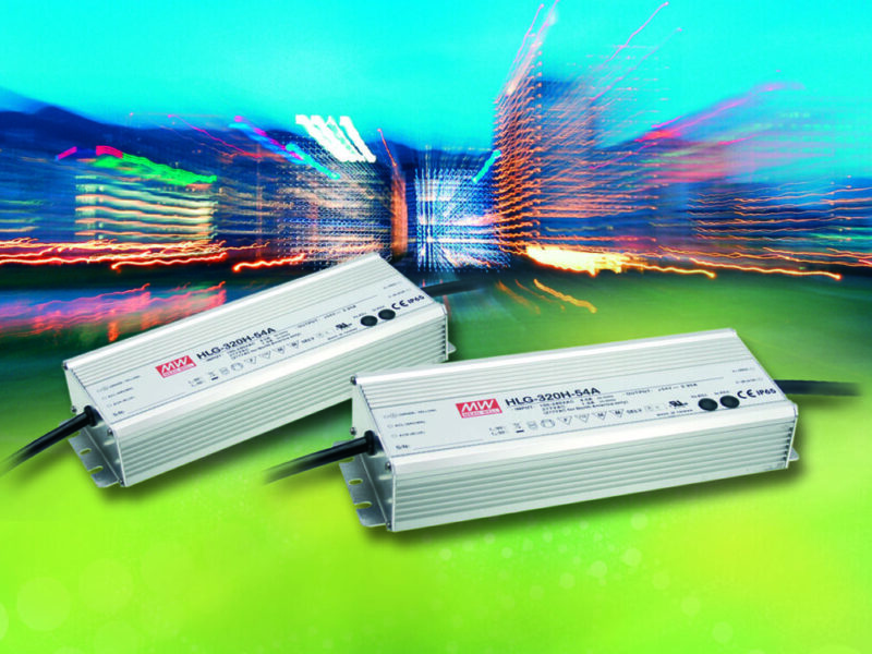 Versatile, highly efficient LED power supply for exterior lighting