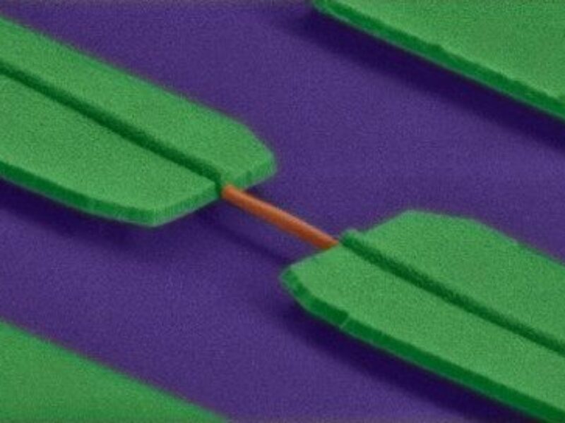 Strained nanowire has tunable electroptic properties