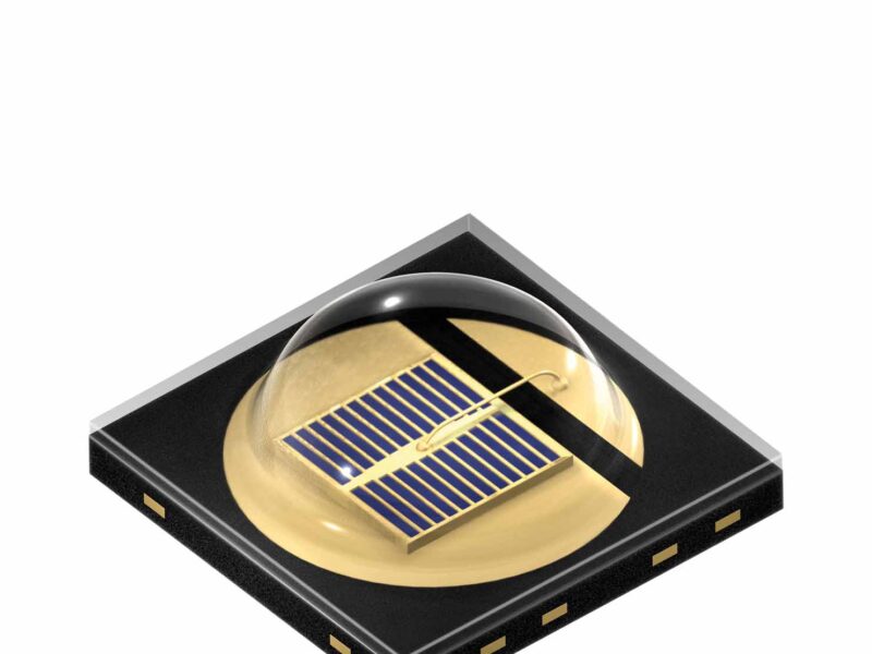 Illumination field for gesture recognition provided by high-power infra-red LED