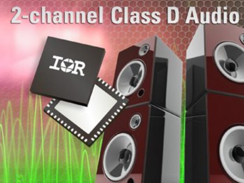 2-channel class D audio driver IC delivers high performance in a smaller footprint