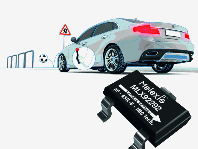 Magnetic latch / switch meets ASIL B requirements