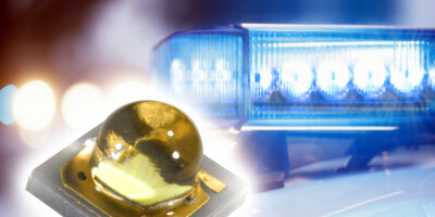Blue LED light aims at police and emergency services