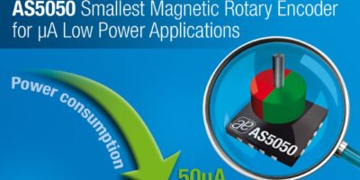 10-bit magnetic rotary encoder claims lowest current drain performance