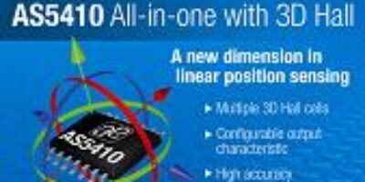 Absolute linear position sensor IC is first product in fully-featured 3D Hall platform
