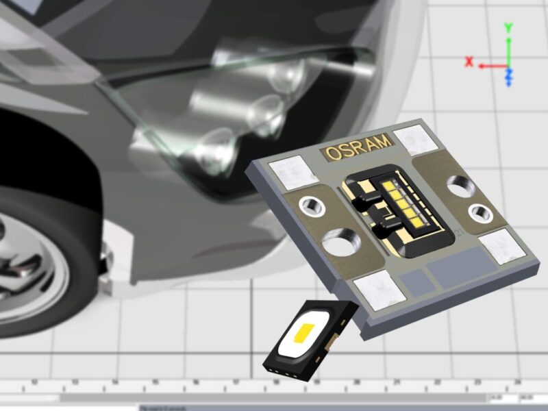 LED prototypes aim at automotive headlight applications