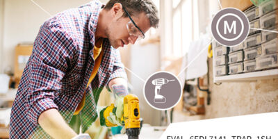 New motor drive board optimized for 18 V battery-powered tools | Application Note