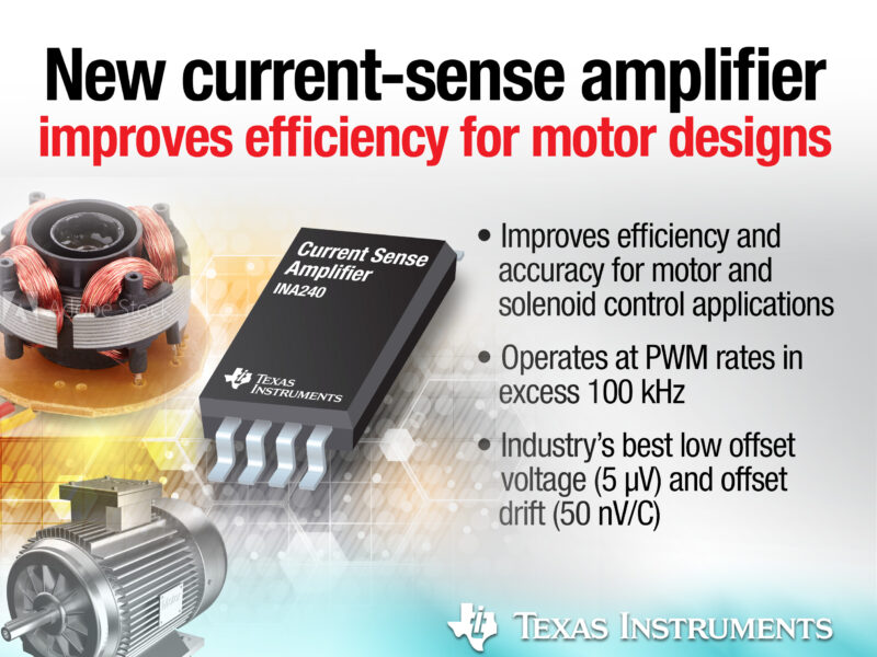 Current-sense amp for motor drives
