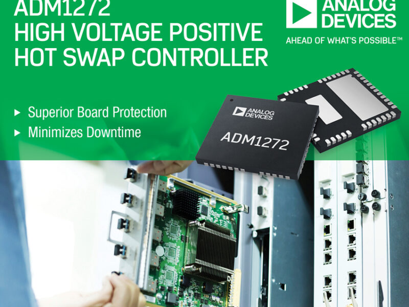 48V hot swap controller incorporates digital power monitoring