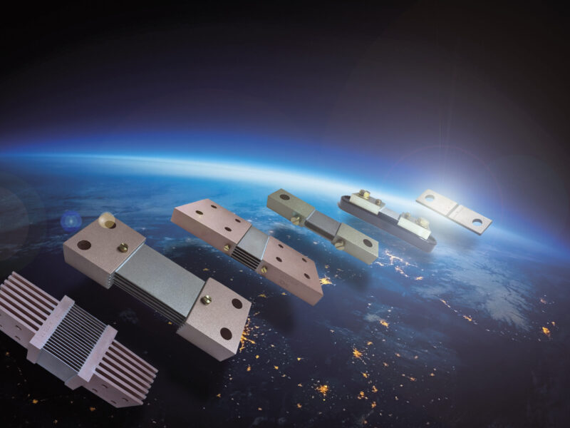 Precision DC current shunt resistors measure 1 to 10,000A