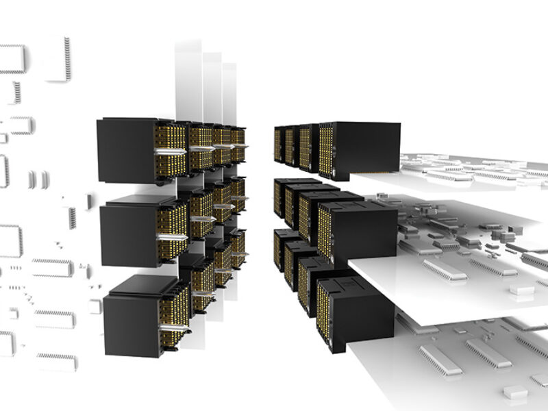 High-speed backplane connector system gains Direct Mate Orthogonal (DMO) layout