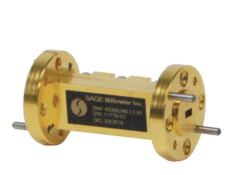 71 to 76 GHz waveguide bandpass filter