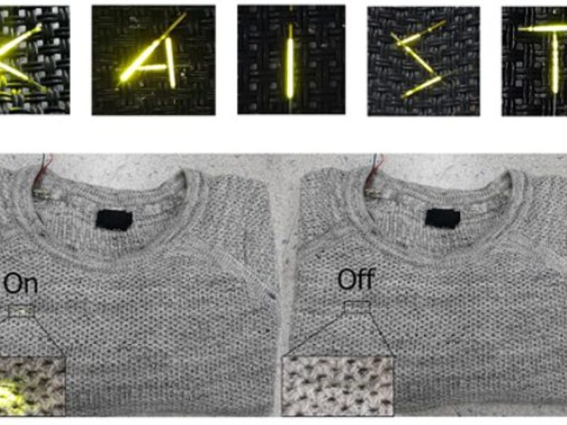 KAIST weaves OLED fibres into clothes