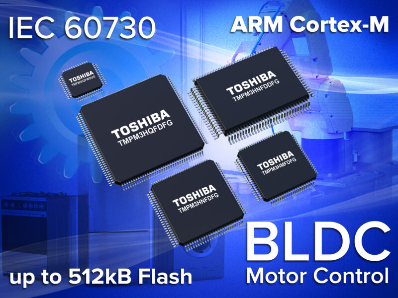 Toshiba expands line-up of Arm Cortex-M3-based MCUs