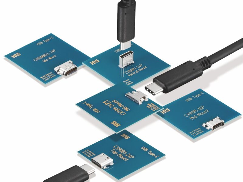 USB Type-C connectors provide fast charging in rugged designs