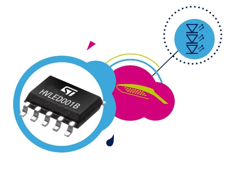 High-voltage LED-lighting control chip maximizes energy efficiency at all dimming levels
