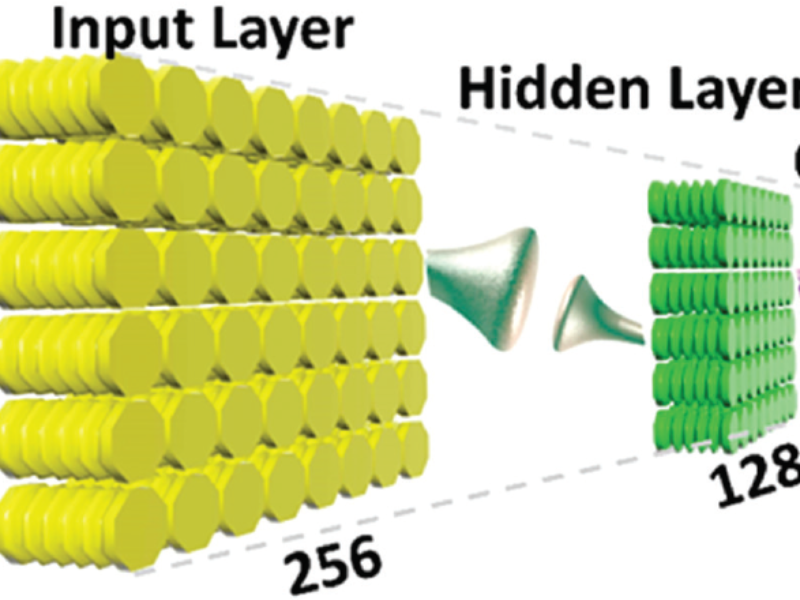 Flexible electronic synapses made waterproof, biocompatible