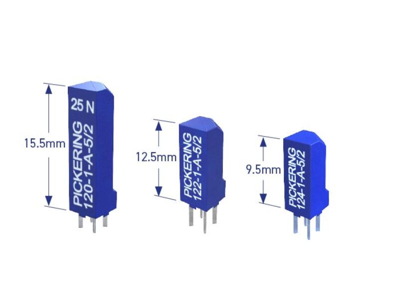 10W reed relays switch 0.5A for space-restricted applications