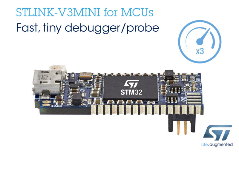 Compact debug probe accelerates STM32 application development