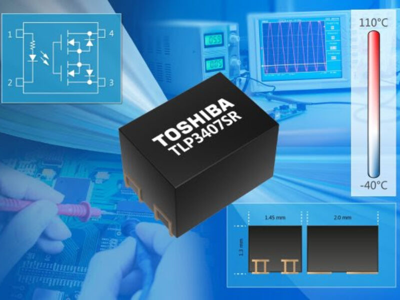 Voltage drive photorelay comes in a tiny S-VSON4T package