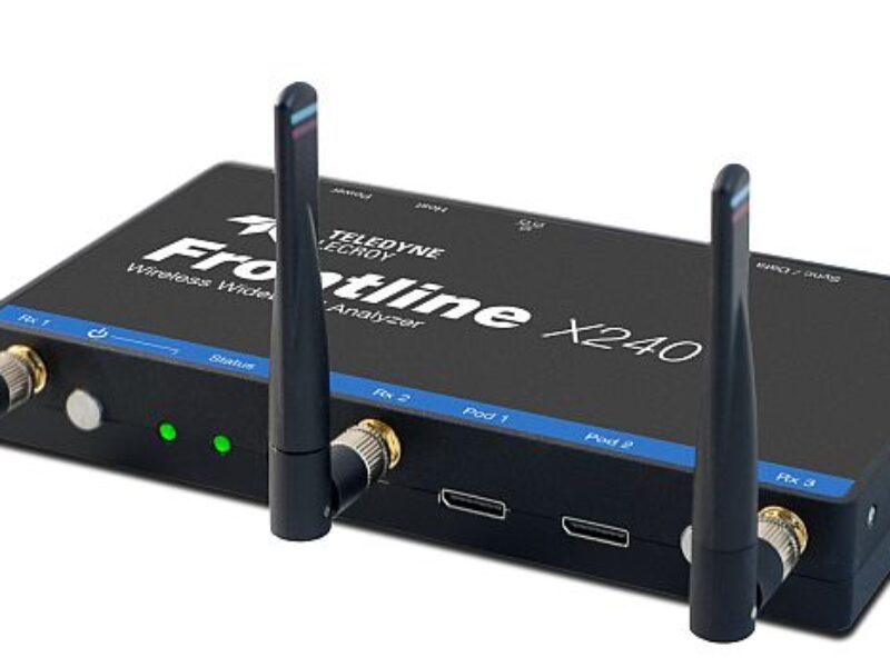 Wireless wideband protocol analyzer offers portability, configurability