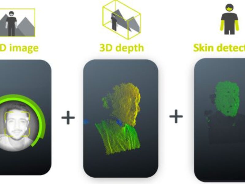 Next-gen facial recognition senses live skin