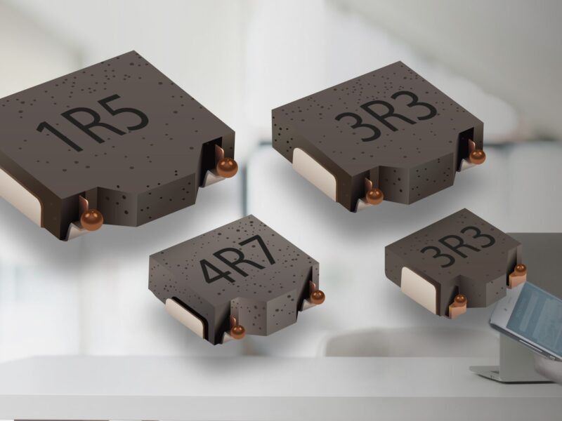 Shielded power inductor has low resistance and high saturation current