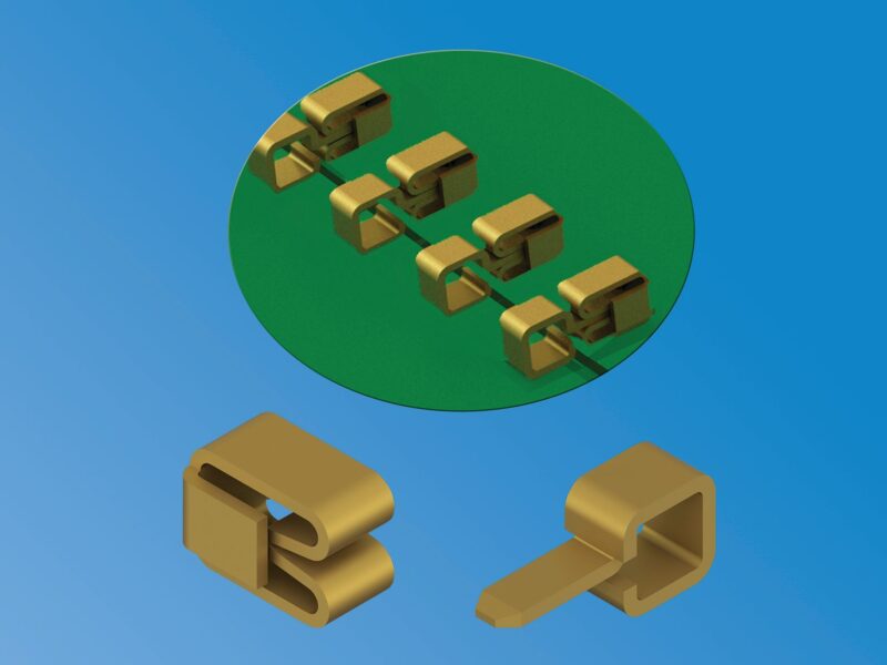 SMT PCB edge connectors are low profile