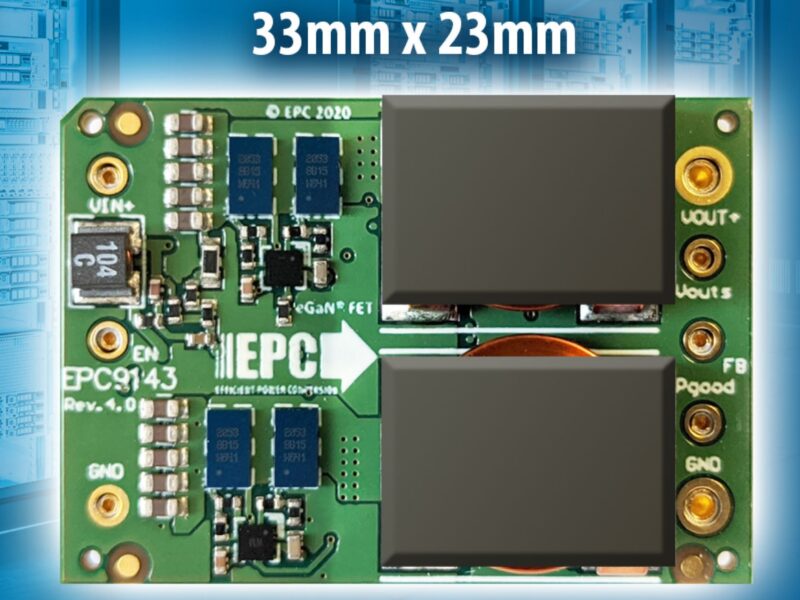 300W GaN DC-DC converter targets data centres