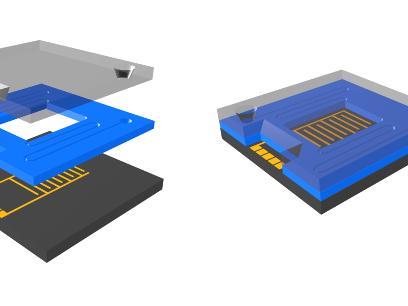 Prototyping platform for silicon microfluidics