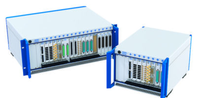 Two PXI Express chassis give maximum flexibility