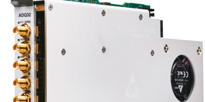 12-bit digitizer delivers 7 Gbyte/s sustained data transfer rate