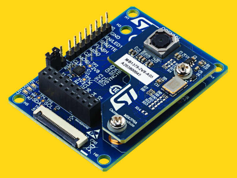 Edge AI development kit for computer vision on a microcontroller